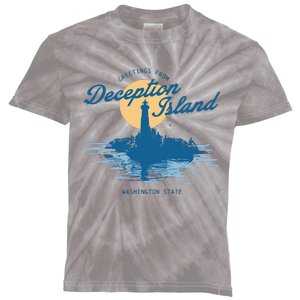 Deception Island Gamer Girl Graphic Kids Tie-Dye T-Shirt