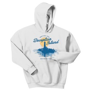 Deception Island Gamer Girl Graphic Kids Hoodie