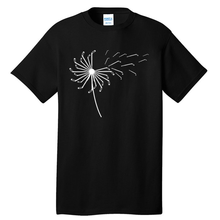 Dandelion Ice Hockey Stick For Ice Hockey Player Sports Gift Tall T-Shirt