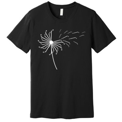 Dandelion Ice Hockey Stick For Ice Hockey Player Sports Gift Premium T-Shirt