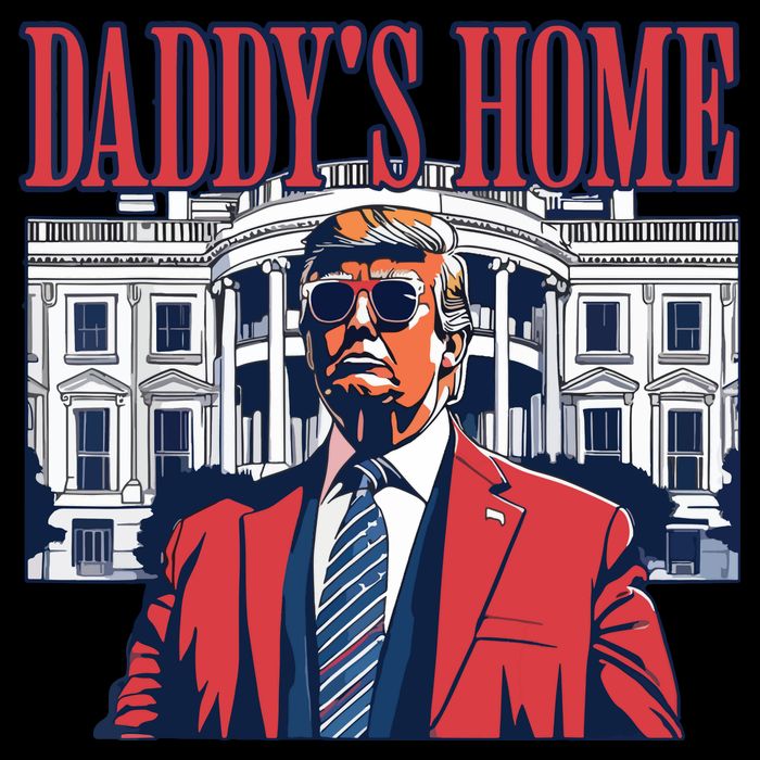 Daddy Is Home Donald Trump 47th President Of The United States Of America Usa Impact Tech Backpack