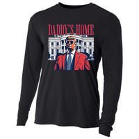 Daddy Is Home Donald Trump 47th President Of The United States Of America Usa Cooling Performance Long Sleeve Crew