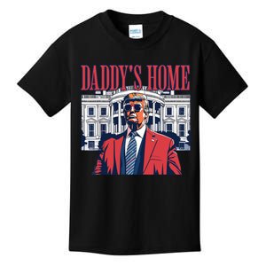 Daddy Is Home Donald Trump 47th President Of The United States Of America Usa Kids T-Shirt