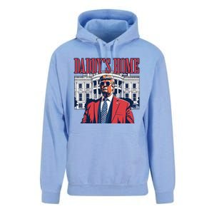 Daddy Is Home Donald Trump 47th President Of The United States Of America Usa Unisex Surf Hoodie