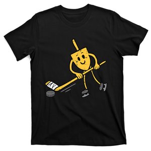 Dreidel Ice Hockey Hanukkah Chanukah Jewish T-Shirt