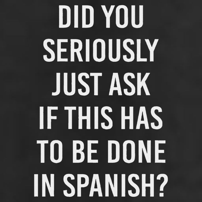 Does It Have To Be Done In Spanish Sarcasm Meme Teacher 7 Panel Mesh Trucker Snapback Hat