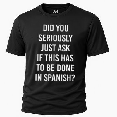 Does It Have To Be Done In Spanish Sarcasm Meme Teacher Performance Shirt