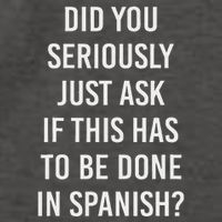 Does It Have To Be Done In Spanish Sarcasm Meme Teacher Vector Backpack