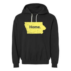 Distressed Iowa Home Garment-Dyed Fleece Hoodie