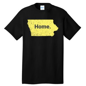 Distressed Iowa Home Tall T-Shirt