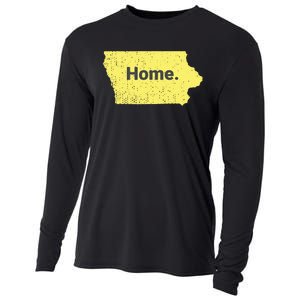 Distressed Iowa Home Cooling Performance Long Sleeve Crew