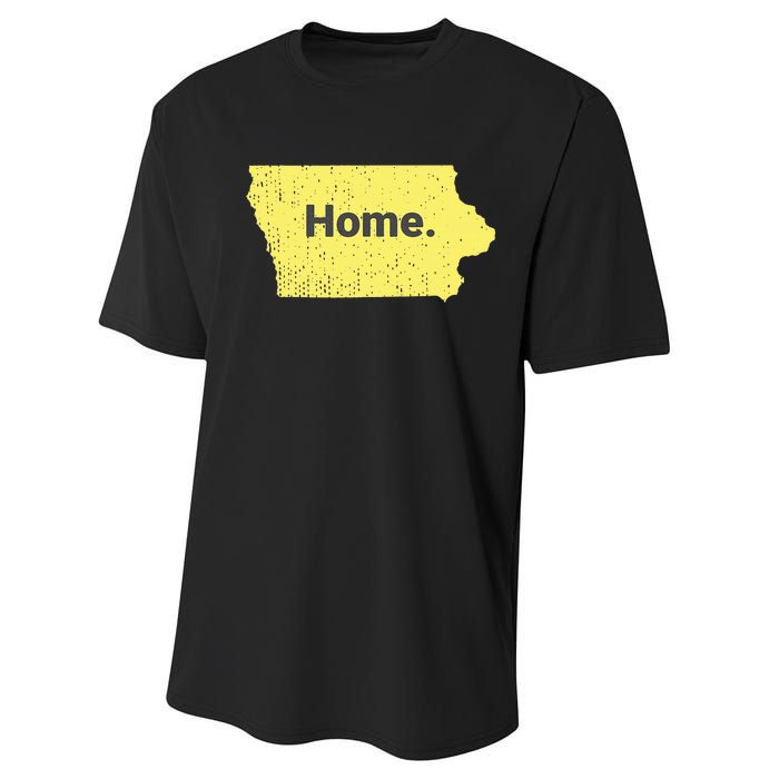 Distressed Iowa Home Performance Sprint T-Shirt