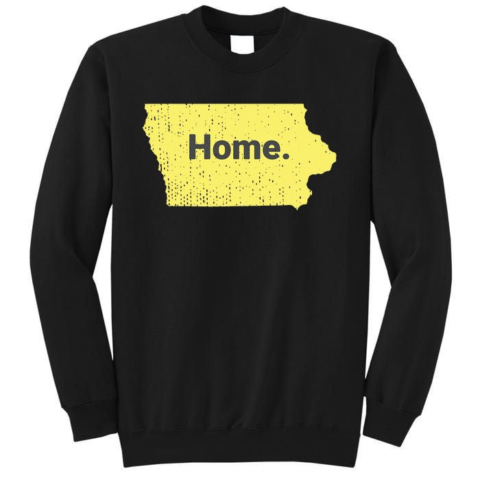 Distressed Iowa Home Tall Sweatshirt