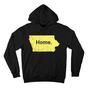 Distressed Iowa Home Tall Hoodie