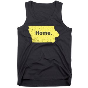 Distressed Iowa Home Tank Top