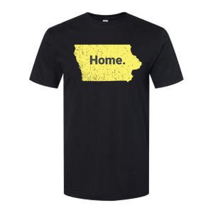 Distressed Iowa Home Softstyle CVC T-Shirt