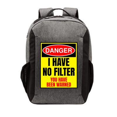 Danger I Have No FIlter Vector Backpack
