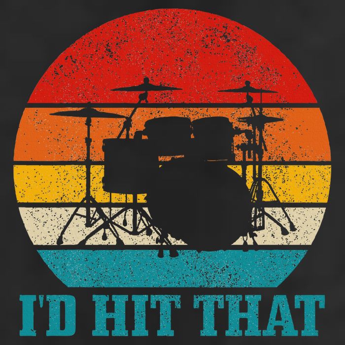 Drummer ID Hit That Funny Gift Drum Set Drumming Vintage Hat