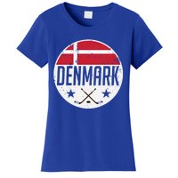 Denmark Ice Hockey Flag Jersey Supporter Danish Fan Gift Women's T-Shirt