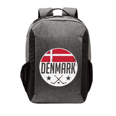 Denmark Ice Hockey Flag Jersey Supporter Danish Fan Gift Vector Backpack
