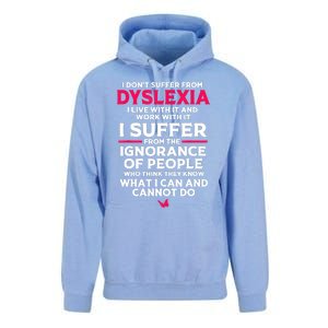 Dyslexic I Have Dyslexia Unisex Surf Hoodie