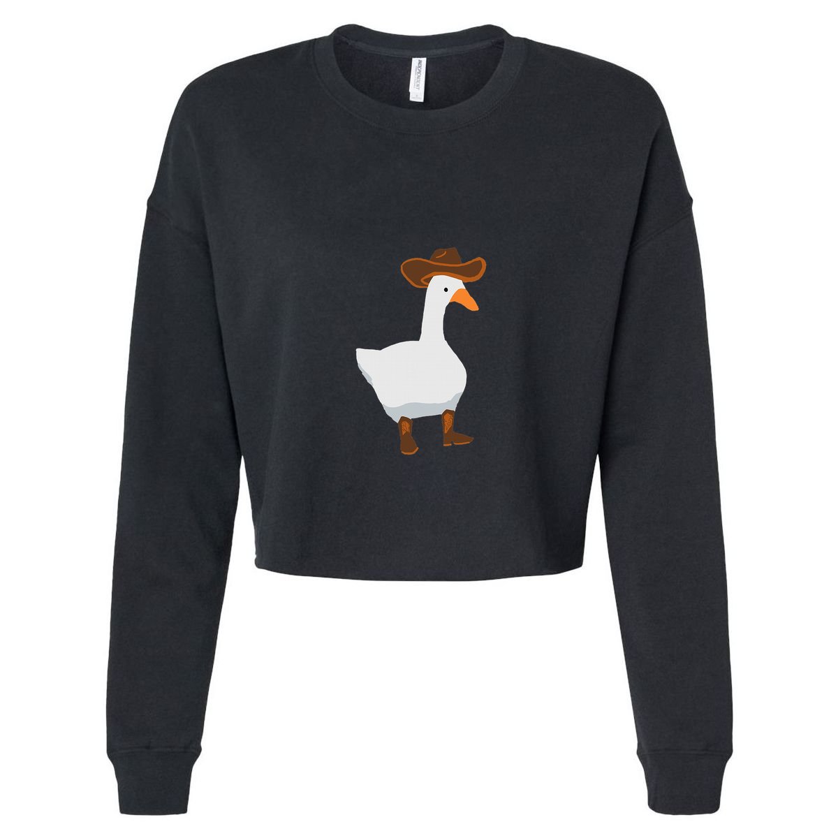Duck In His Cowboy Hat Goose In Boots Cool Comfort Performance Bucket Hat