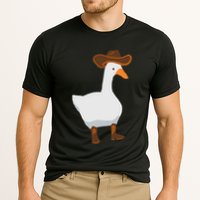 Duck In His Cowboy Hat Goose In Boots Cooling Performance Crew T-Shirt
