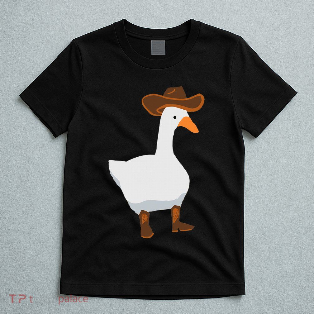 Duck In His Cowboy Hat Goose In Boots T-Shirt
