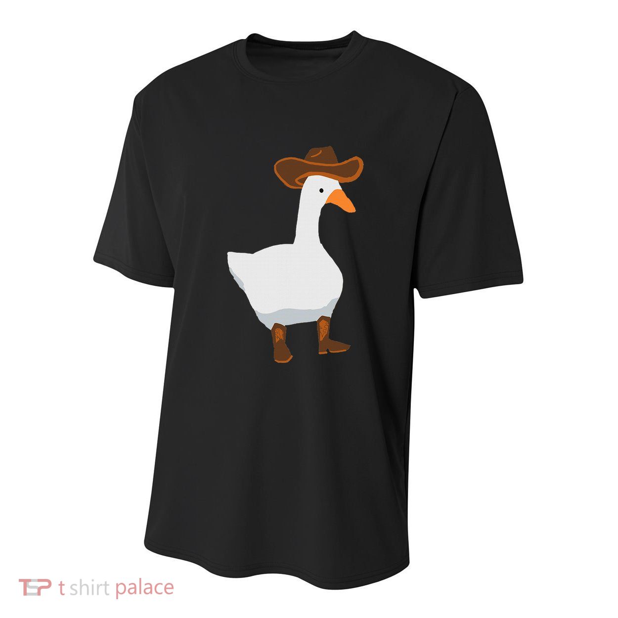 Duck In His Cowboy Hat Goose In Boots Youth Performance Sprint T-Shirt