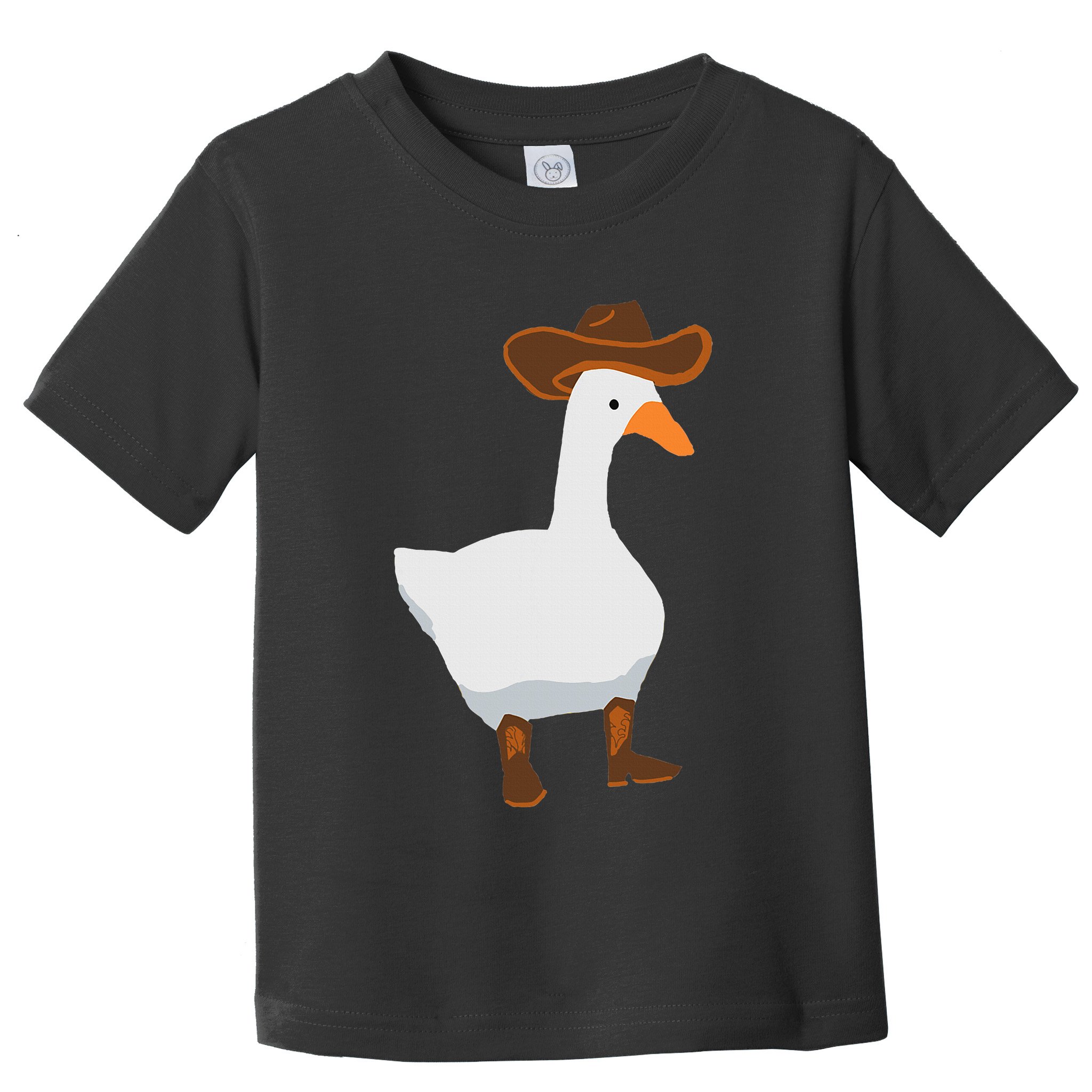 Duck In His Cowboy Hat Goose In Boots Toddler T-Shirt
