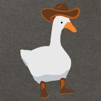 Duck In His Cowboy Hat Goose In Boots Cotton Canvas Backpack