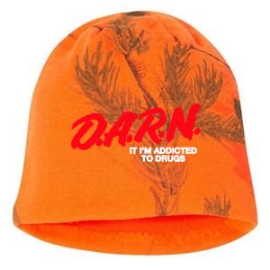 D.A.R.N. It Im Addicted To Drugs Funny Saying Funny Saying Kati - Camo Knit Beanie