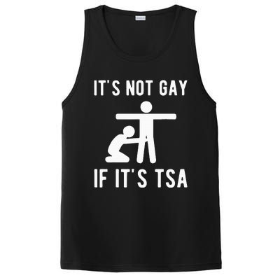 Distressed It Is Not Gay If ItS Tsa Funny Security PosiCharge Competitor Tank