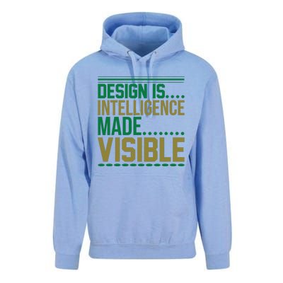 Design Is Intelligence Made Visible Unisex Surf Hoodie