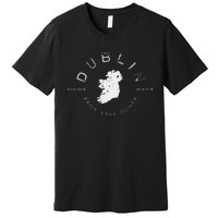 Dublin Ireland Irish Retro Vintage Graphic Premium T-Shirt