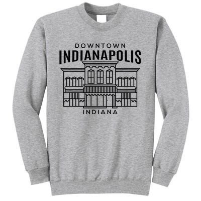 Downtown Indianapolis In Tall Sweatshirt