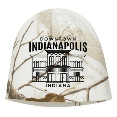 Downtown Indianapolis In Kati - Camo Knit Beanie