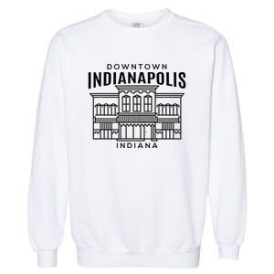 Downtown Indianapolis In Garment-Dyed Sweatshirt