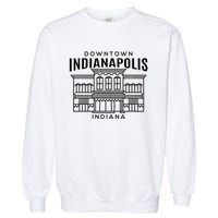 Downtown Indianapolis In Garment-Dyed Sweatshirt