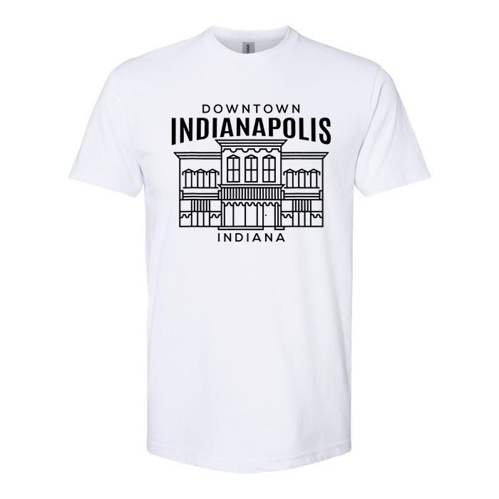 Downtown Indianapolis In Softstyle® CVC T-Shirt