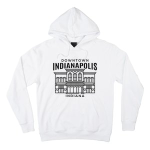 Downtown Indianapolis In Hoodie