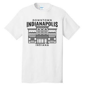 Downtown Indianapolis In Tall T-Shirt