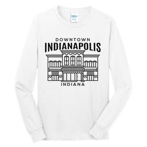 Downtown Indianapolis In Tall Long Sleeve T-Shirt