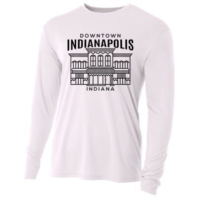 Downtown Indianapolis In Cooling Performance Long Sleeve Crew