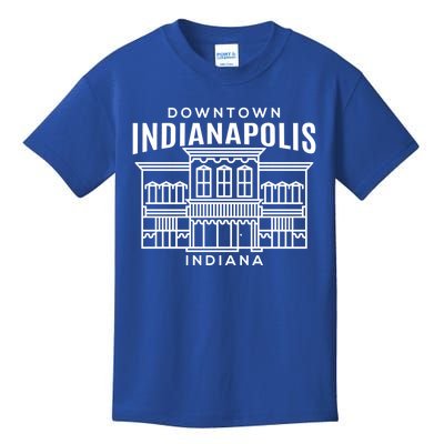 Downtown Indianapolis In Funny Gift Kids T-Shirt