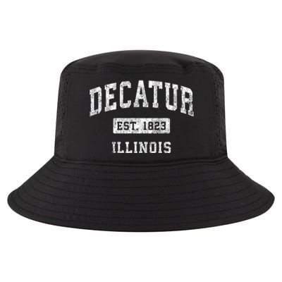 Decatur Illinois Il Vintage Established Sports Cool Comfort Performance Bucket Hat