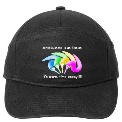 Death Is Inevitable Magic Worm On A String 7-Panel Snapback Hat