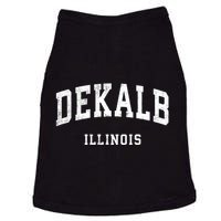 Dekalb Illinois Il Vintage Athletic Sports Design Doggie Tank