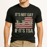 Distressed It Is Not Gay If ItS Tsa Funny Security Performance Shirt