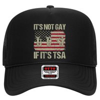 Distressed It Is Not Gay If ItS Tsa Funny Security Trucker Hat